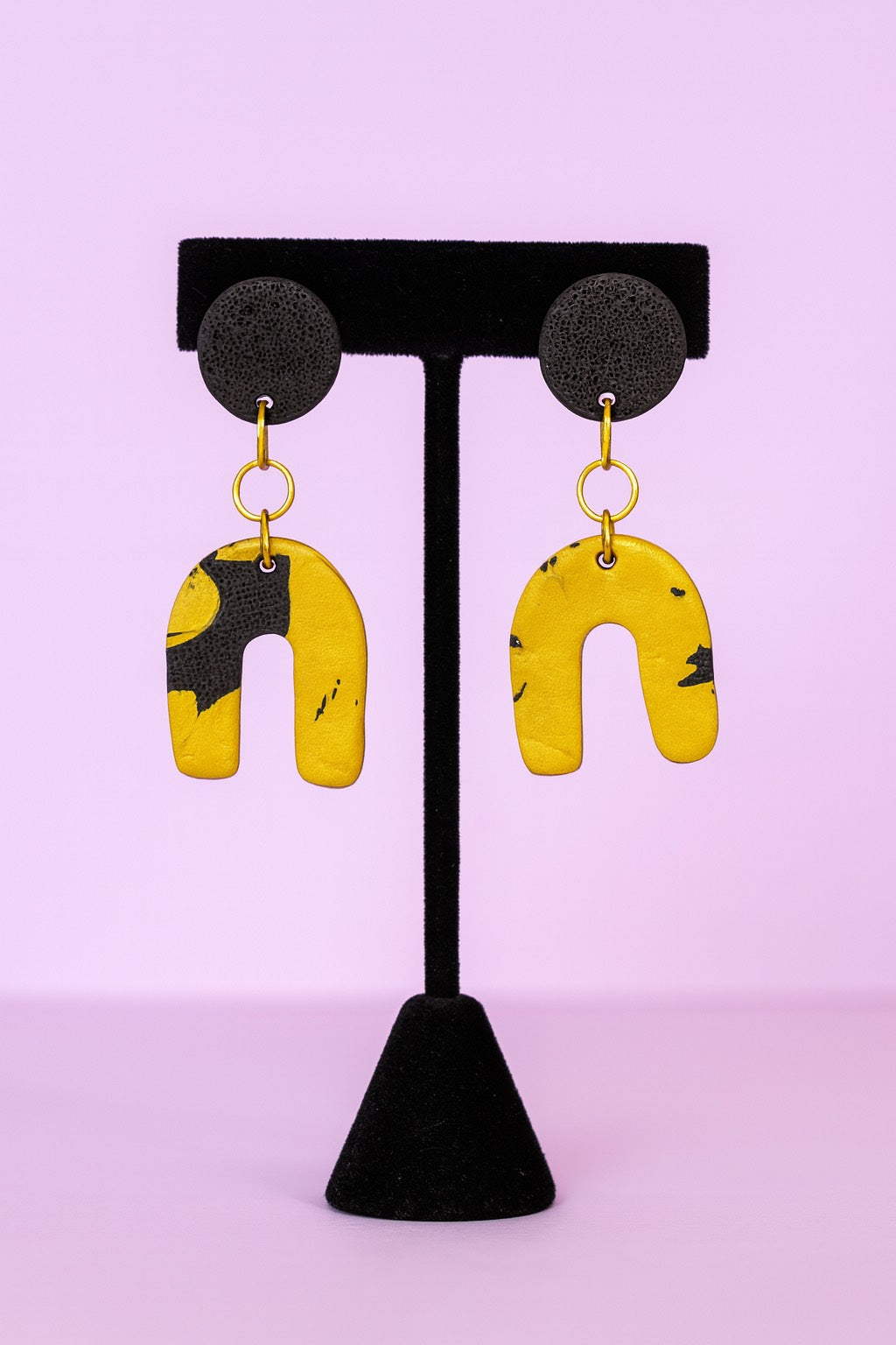 Gold &Black Marble Magnet