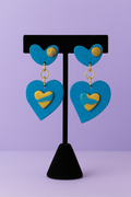 Gold and Blue heart