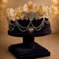 Citrine Crystal Moon Goddess Crown